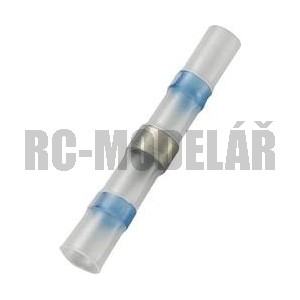 Smršťovací dutinka s cínem 4.5mm - modrá